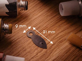 Фіксатор для рамок. Металевий. 21х9мм