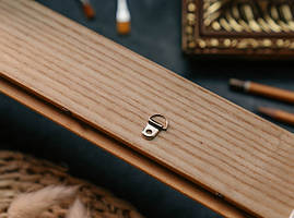 Вушко для рамок. Колір "нікель". 18х10мм