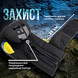 Боксерські рукавиці PowerPlay 3021 Ukraine Чорні 14 унцій, фото 8