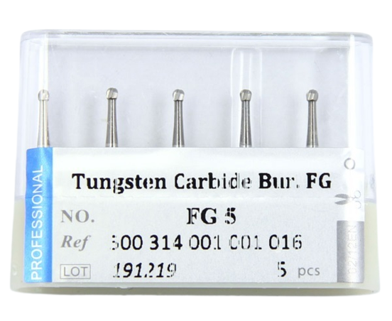 Бор твердосплавний для турбінного наконечника FG5 Mill 5 шт., фото 1