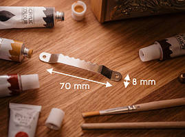 "Крокодил" для рамок. Колір "срібло". 70х8мм