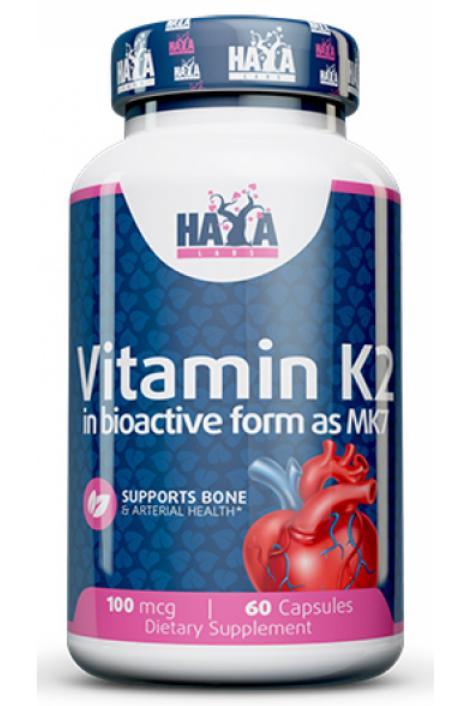 Вітаміни Haya Labs Vitamin K2-Mk7 100 mcg 60 капсул