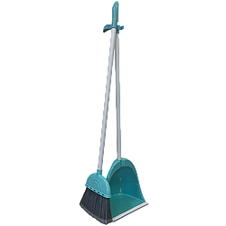 Мітла з совком Planet Royal бірюзова