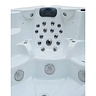Гідромасажний басейн Aquajoy Borneo (230х230х96 см), Сріблясто-білий мармур, фото 6