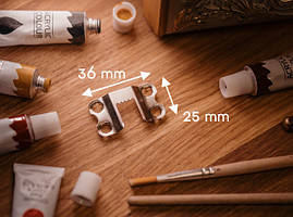 Підвіска самозабивна. Колір "нікель". 37х25мм