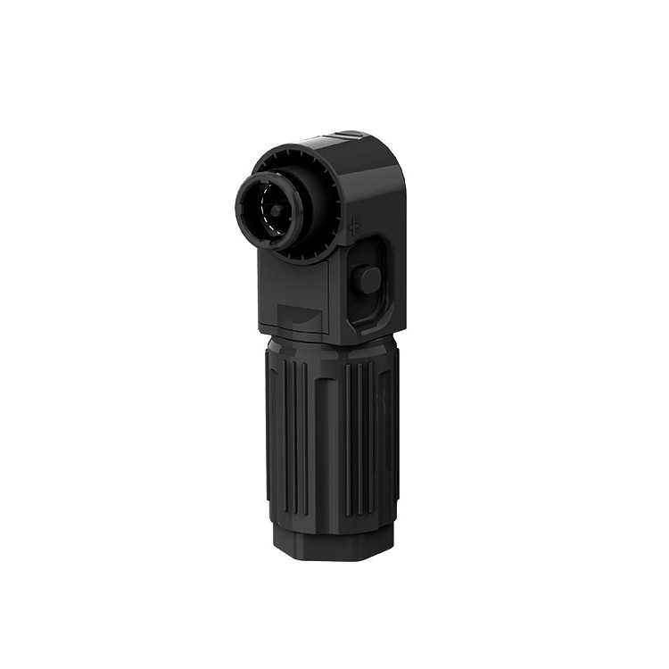 Силовой разъем для АКБ SRDB-300 (папа), угловой, 300А, 1500V, IP67, Black