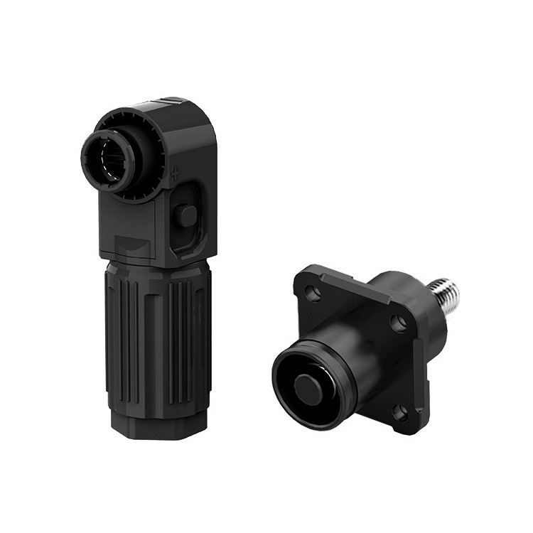 Комплект разъемов для АКБ (папа+мама), SRDB-250С, 250А, 1500V, IP67, Black