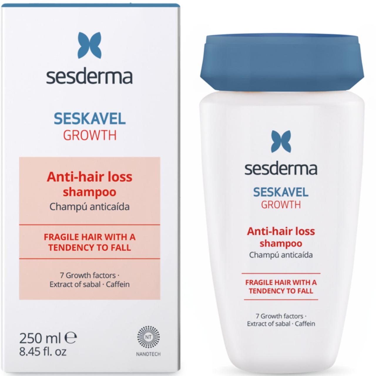 Сесдерма Seskavel Шампунь від випадіння волосся Sesderma Seskavel Anti-hair loss shampoo, 200 мл, фото 1