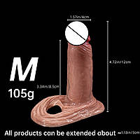 Насадка подовжувача на пеніс Realistic Extender M size
