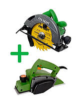 Комплект Дискова пила ProCraft KR2300 та Електрорубанок Procraft PE1150