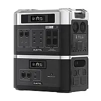 Комплект резервного живлення Oukitel на 4096 Вт·год: зарядна станція BP2000E PRO (2048 Вт·год / 3600 Вт) та додаткова батарея, фото 4