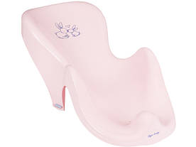 Гірка дитяча для купання антиковзка Bunny powder pink