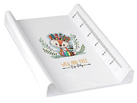 Килимок для пеленання WILD&FREE LITTLE FOX 50x70 см white