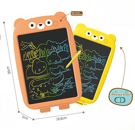 Дитячий планшет дошка для малювання lcd Ведмідь, планшетка для худорлявості ведмедик дитячий 12 дюймів
