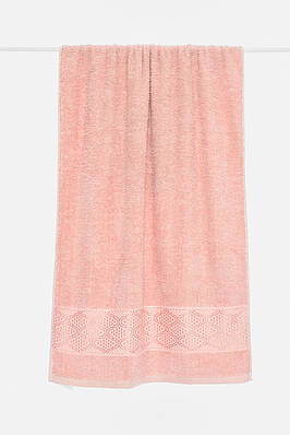 Рушник банний махровий світло-рожевого кольору 196538T Безкоштовна доставка