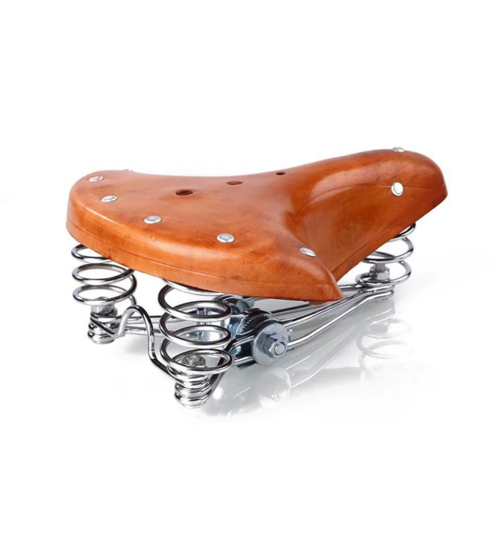 Сідло Seat Vintage Lather шкіра, коричневий (8832-brown)