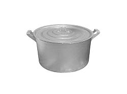 Каструля ал. циліндрична 6л з кришкою ТМ INTEROS   Solmir