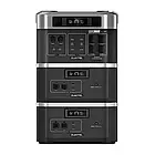 Комплект резервного живлення Oukitel на 6144 Вт·год: зарядна станція BP2000E PRO (2048 Вт·год / 3600 Вт) та 2 додаткові батареї