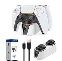 Зарядна станція для геймпада Infinity PS5 GP-5 1520 Black White