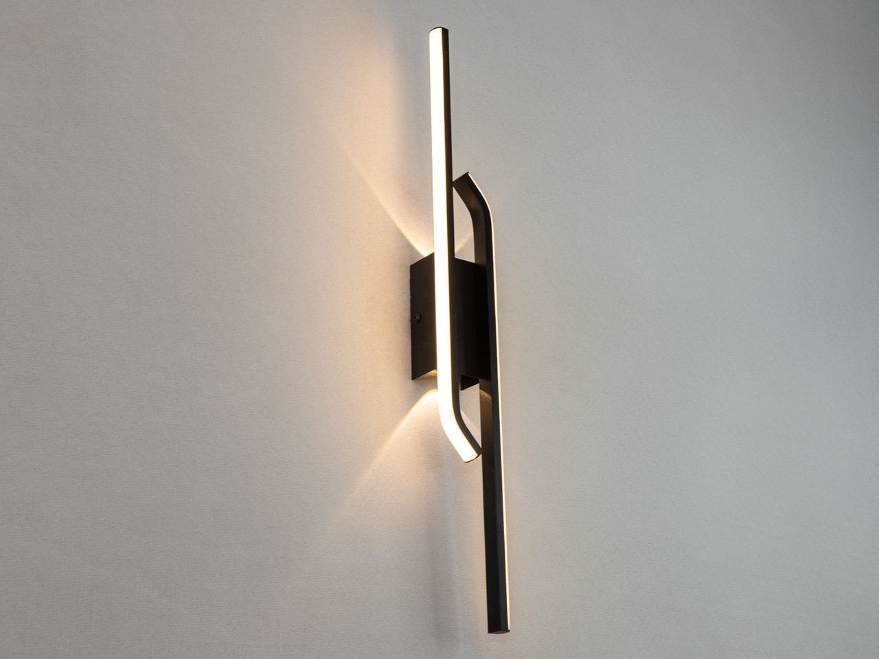 Стильний світлодіодний світильник у кабінет, колір чорний, 30 W 1624-600BK-LS