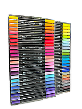 Профісіональний набір маркерів-лінерів та маркерів-кистей 48шт (30), фото 3