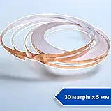 Мідна фольга стрічка двостороння струмопровідна 20 м х 10 мм. Струмопровідний клей., фото 3