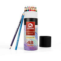 Акварельні олівці Mobee 48 кольорів для малювання