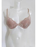 Бюстгальтер lormar myclass бежевий мереживний з пуш-ап лормар, фото 2