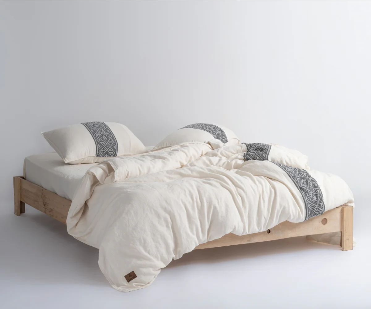 Постільна білизна Limasso Stonewashed 200 х 220 см Riga, фото 1