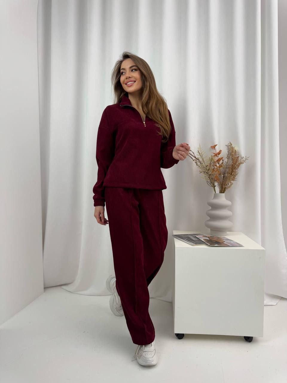 Жіночий Вельветовий Костюм Весна S, M, L, XL (дані 500)