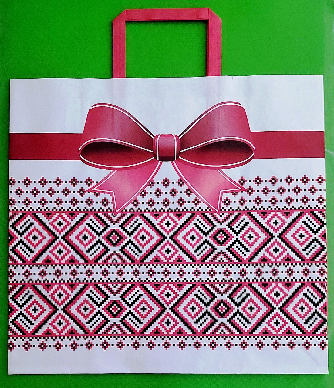 Канц Пакет подарунковий ”Bourgeois” 32х15х30см /KGB 323015 -38/ Крафт білий (10/100)