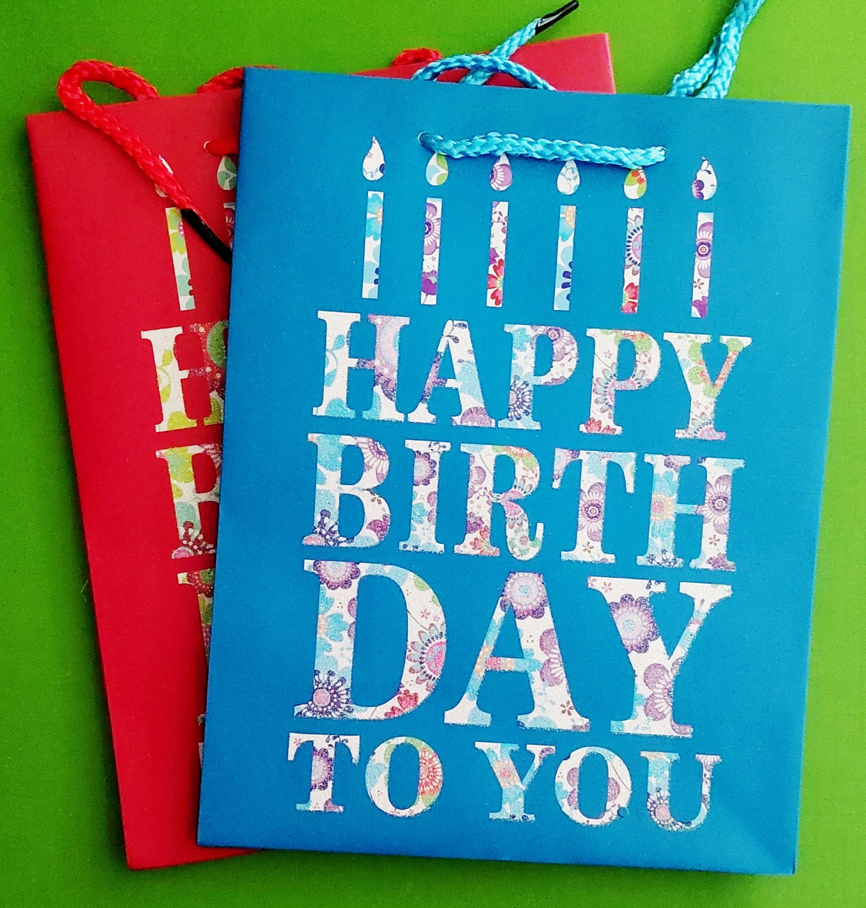 Канц Пакет подарунковий ”Leader” /461446/ 97-32, ”Happy Birthday”, M (18*23*10см) Арт.5255 (12)