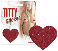 Липучки на соски Titty Sticker Heart