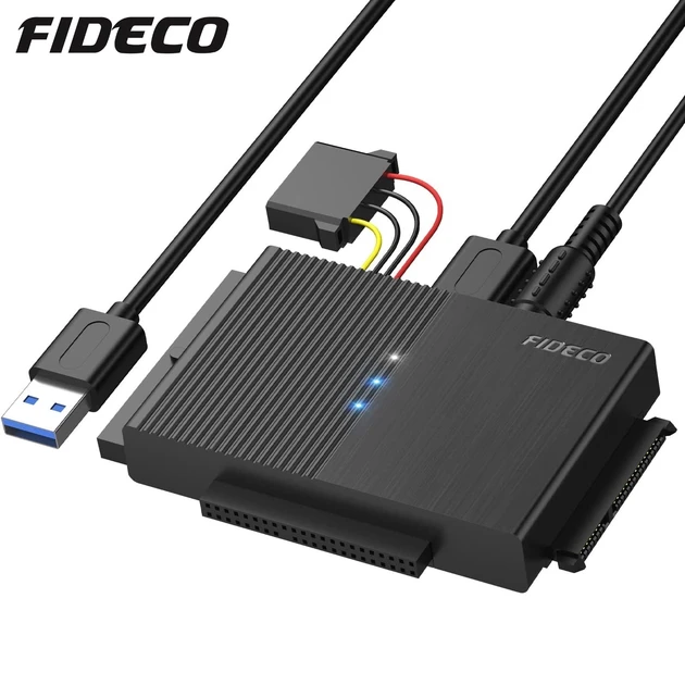Адаптер — Перехідник USB 3.0-SATA-IDE FIDECO PL319