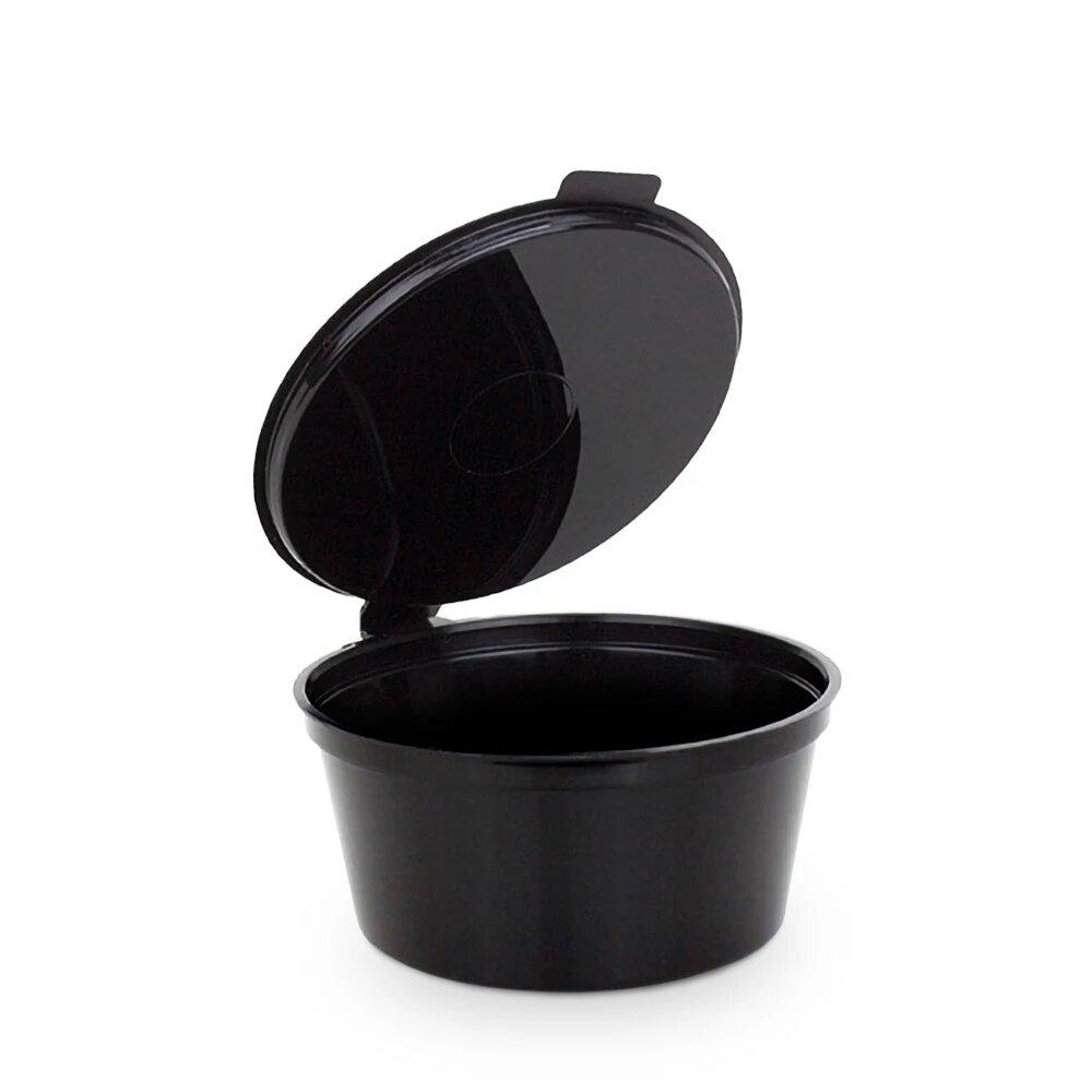 Соусник креманка щільний ПП-50 на 50 мл чорна, 50 шт/уп, фото 1