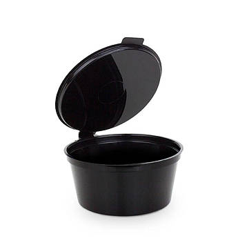 Соусник креманка щільний ПП-50 на 50 мл чорна, 50 шт/уп