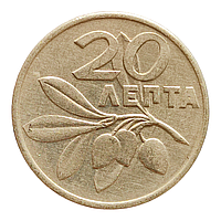 Греція 20 лепт, 1973 ΕΛΛΗΝΙΚΗ ΔΗΜΟΚΡΑΤΙΑ