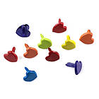 Брадси серця для дитячої творчості 8*8мм мікс 10 шт BRM013, фото 2