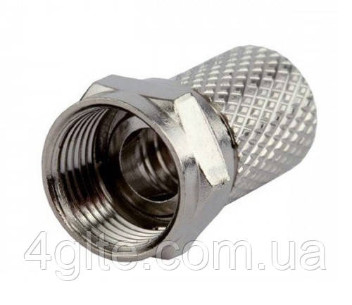 F роз'єм коаксіальний кабель RG\LMR тип F 50 Ом (1pcs), фото 1