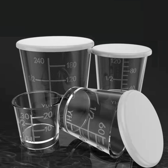 Набір мірних ємностей Herabuna MixSet Херабуна 4 в 1 пластиковий мірний стакан для риболовлі