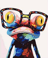 Набор для росписи картины по номерам Strateg "Поп-арт: Жабка в очках" VA-2112 VA-2112 tjy