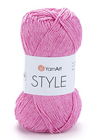 Пряжа Style Yarnart-665 рожевий