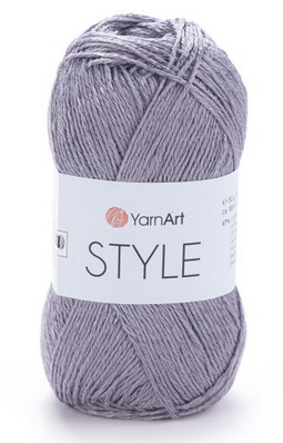 Пряжа Style Yarnart-667 сірий, фото 1
