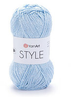 Пряжа Style Yarnart-668 блакитний