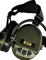 Активні тактичні навушники Sordin Supreme Pro-X Neckband із заднім кріпленням Олива