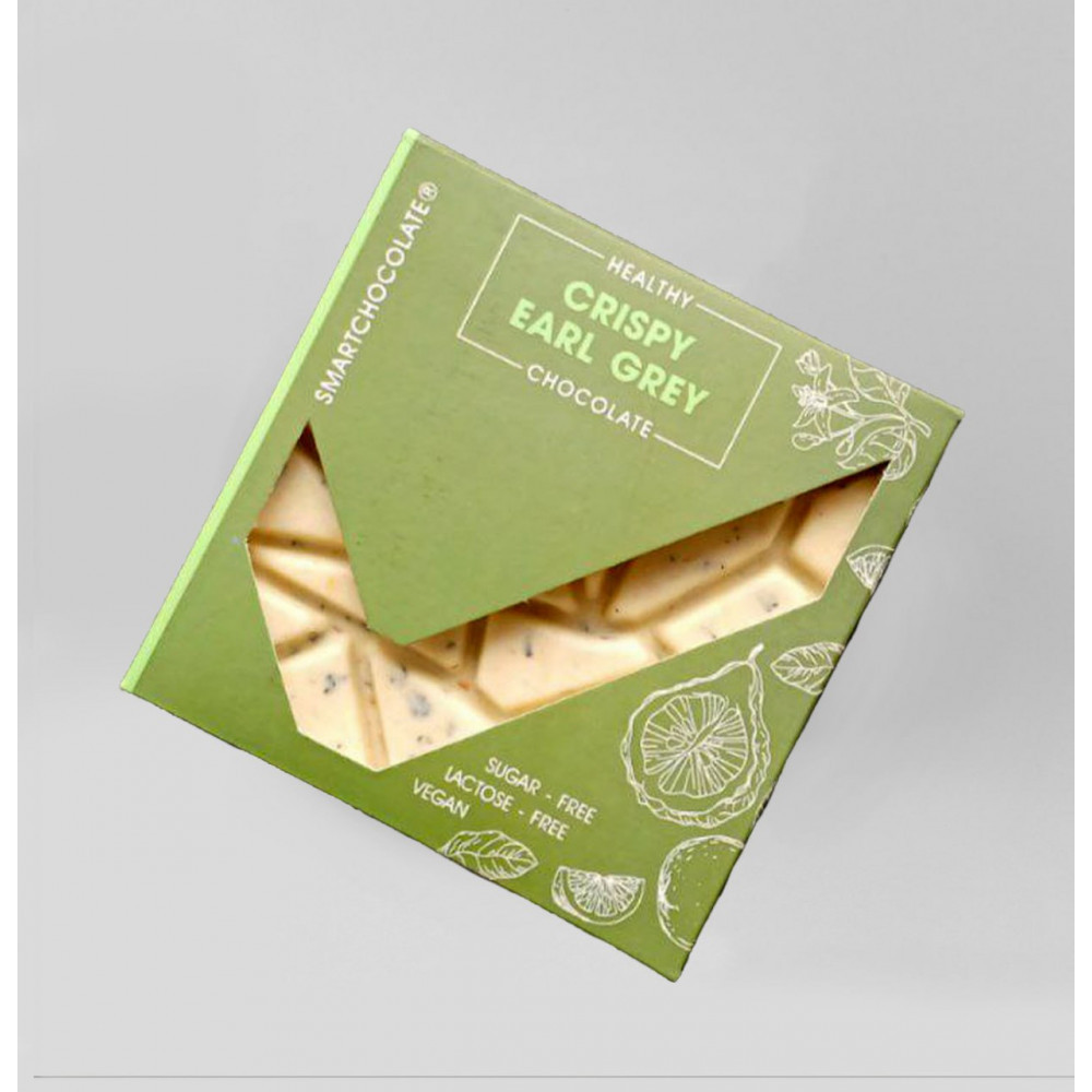 Шоколад CRISPY EARL GREY Smartchocolate AUGUST, 70 г
