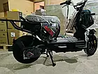 Потужний маневрений електроскутер для дачників та пенсіонерів Crosser CR-4 з сидінням 1200W батарея 72V 20Ah, фото 3