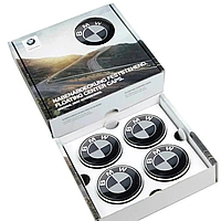 Фіксовані ковпачки дисків з логотипом BMW 36122455268 56 мм / фіксована кришка ступиці колеса з логотипом BMW