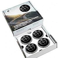 Фіксовані ковпачки дисків з логотипом BMW 36122455268 56 мм / фіксована кришка ступиці колеса з логотипом BMW
