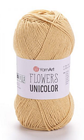 Пряжа Flowers Unicolor-732 беж
